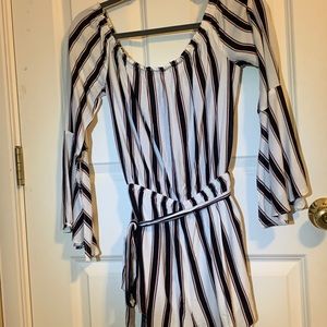 Urban Outfitters Off the Shoulder Romper!